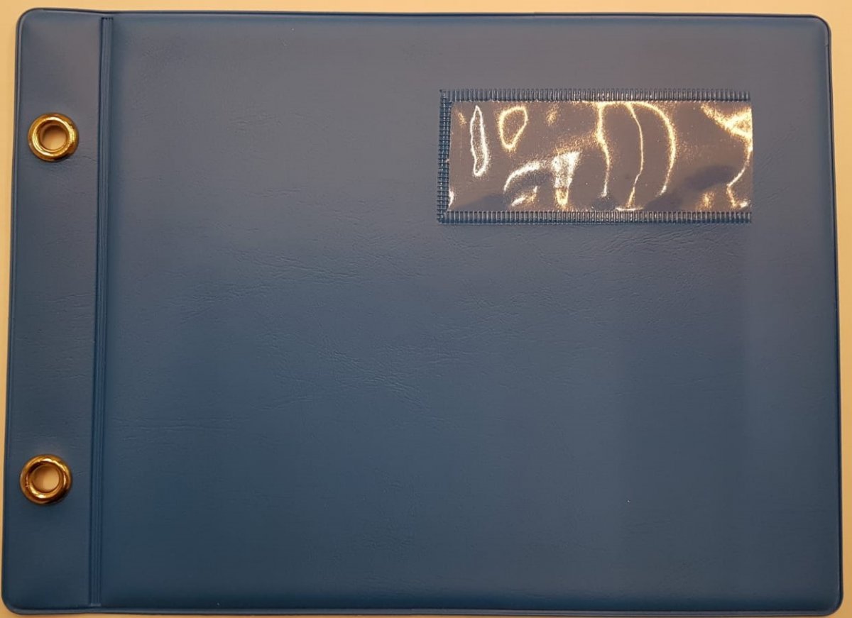 Marschbuchdeckel Normalfornat, hellblau - hier klicken