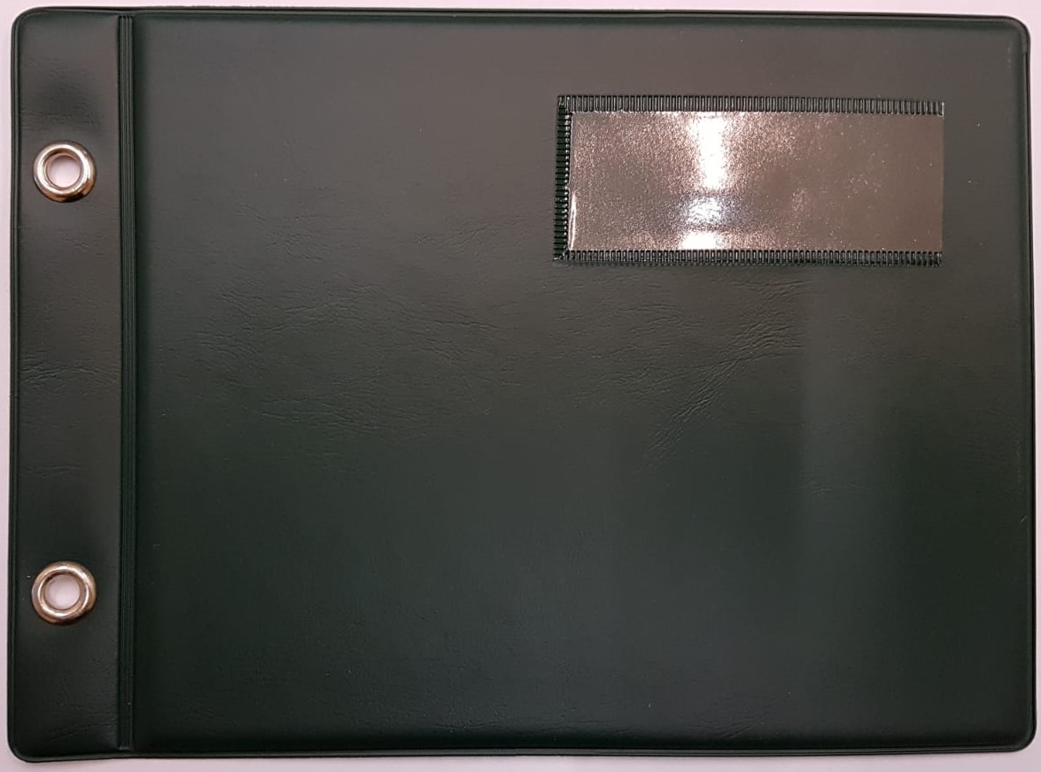 Marschbuchdeckel Normalfornat, schwarz - hier klicken