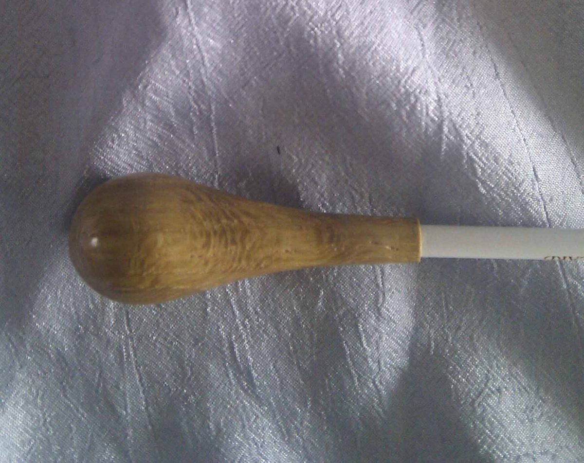Dirigierstock Serie S, L�nge 12, Oak, weiss - hier klicken