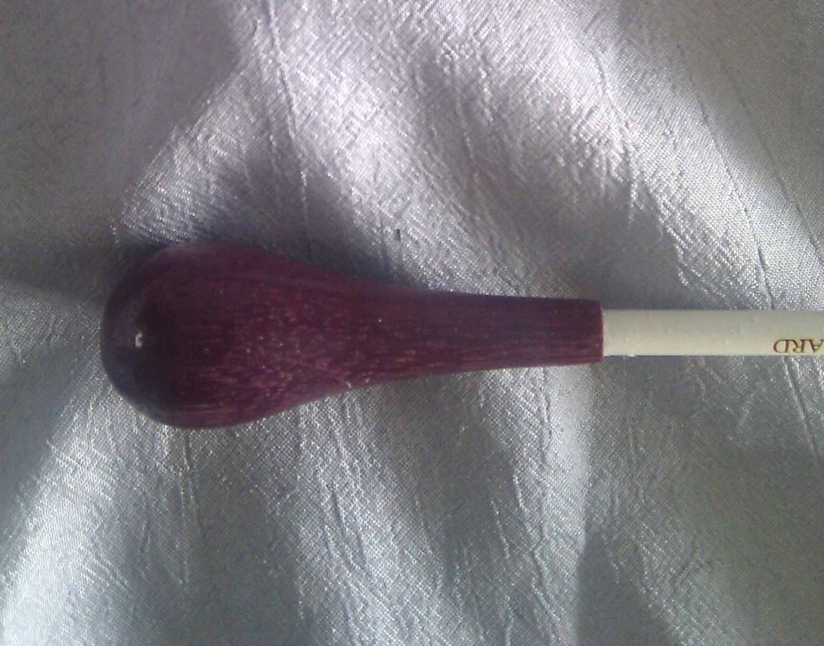 Dirigierstock Serie S, L�nge 12, Purpleheart, weiss - hier klicken